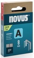 Скоби для ручного степлера Novus 8 мм тип 53 (А) 800 шт. 042-0777