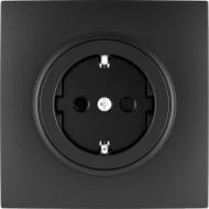 Механизм розетки с заземлением HausMark Bela без крышки черный SNG-SCP.RD20MG1WG-BK Механизм розетки с заземлением HausMark Bela без крышки черный SNG-SCP.RD20MG1WG-BK