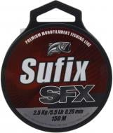 Леска Sufix SFX SELF HANGING SPOOL 150м 0,2мм 2,5кг прозрачная