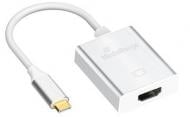 Перехідник MediaRange HDMI то USB-C білий (MRCS194)