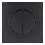 Механизм выключателя двухклавишный HausMark Bela универсальный без подсветки черный SNG-SWP.RD20MG2W1-BK