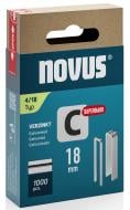 Скоби для ручного степлера Novus 18 мм тип C 1000 шт. 042-0802