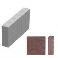 Бордюр Золотий Мандарин парковий квадратний повний прокрас (завод) коричневий 500х250х80 мм (10408913)