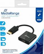 Перехідник MediaRange Displayport to HDMI чорний (MRCS175)