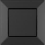 Одноклавишный HausMark Alta без подсветки черный SNG-SWP.SQ20MG1W1-BK