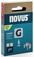 Скоби для ручного степлера Novus 6 мм тип G 1200 шт. 042-0795
