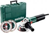 Болгарка (угловая шлифмашина) Metabo WQ 1100-125 SET 610035510