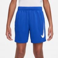 Шорты Nike B NK DF MULTI+ SHORT HBR DX5361-480 р. S синий Шорты Nike B NK DF MULTI+ SHORT HBR DX5361-480 р. S синий