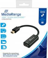 Перехідник MediaRange Mini Displayport to HDMI чорний (MRCS176)