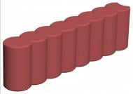 Бордюр Золотий Мандарин парковий круглий повний прокрас (завод) червоний 500х250х80 мм (10408362) Бордюр Золотий Мандарин парковий круглий повний прокрас (завод) червоний 500х250х80 мм (10408362)