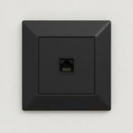 Механізм розетки комп’ютерна HausMark Alta чорний SNG-SCP.SQ20MG1PC-BK