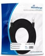 Патч-корд MediaRange (Ethernet кабель) CAT6 UTP MRCS121 15 м чорний