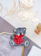 Набор для вышивания Влюбленный мишка AD-056 Абрис Арт Набор для вышивания Влюбленный мишка AD-056 Абрис Арт