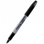 Маркер перманентный Axent Permanent 1 мм круглый 12 шт черный