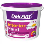 Краска интерьерная акриловая DekArt Interior Paint мат белый 1 л 1,2 кг