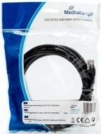 Патч-корд MediaRange (Ethernet кабель) CAT6 UTP MRCS120 10 м чорний