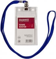 Бейдж вертикальный 55х87 мм прозрачный 2520 12 шт Axent