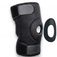 Наколенник ортез с пательничным кольцом EasyFit р. one size черный