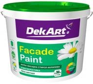 Фарба акрилова DekArt Facade Paint мат білий 4 кг