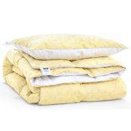 Набор пуховой №2136 Bio-Beige Зима 50% пух (одеяло и подушка 50х70 мягкая) 155х215 см MirSon бежевый