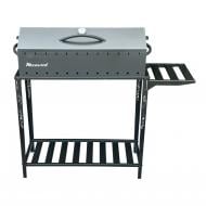 Мангал-барбекю Metalzavod з термометром та розбірною дровницею на 12 шампурів 4 мм Мангал-барбекю Metalzavod з термометром та розбірною дровницею на 12 шампурів 4 мм