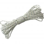 Веревка репшнур капроновая 4 мм 15 м (цвет бело-синий) 0,174 кг