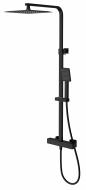 Душевая система Cersanit BARI с термостатическим смесителем черная S951-841
