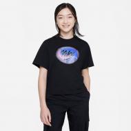 Футболка Nike G NSW TEE BOXY CARNIVAL FD0938-010 р.XL черный