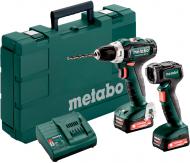 Шуруповерт аккумуляторный Metabo PowerMaxx BS 12 + ULA 12 LED 601036900
