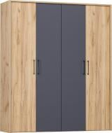 УЦЕНКА! Шкаф Грейд Наоми 2018х2380х600 мм графит/дуб золотой крафт (УЦ №2947)