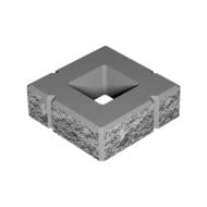 Блок декоративный для столба малый колотый (завод) М-200 300x300x100 мм серый Золотий Мандарин (90133159) Блок декоративный для столба малый колотый (завод) М-200 300x300x100 мм серый Золотий Мандарин (90133159)