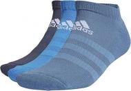 Носки Adidas Cushioned Low-Cut HE4985 р.M синий 3 шт.