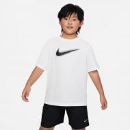 Футболка Nike B NK DF MULTI+ SS TOP HBR DX5386-101 р.XL белый