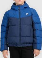 Куртка для мальчиков зимняя 4F DOWN JACKET M0915 4FJWAW26TDJAM0915-30S р.128 синяя