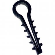 Дюбель-ялинка круглий UP! (Underprice) затискач D 12 мм 100 шт. чорний