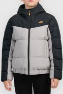Куртка для мальчиков зимняя 4F DOWN JACKET M0915 4FJWAW26TDJAM0915-25S р.128 серая