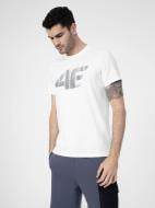 Футболка 4F TSHIRT M309 4FSS23TTSHM309-10S р.L білий
