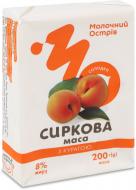 Паста творожная Молочний Острів 8% солодка с курагой 200 г