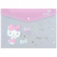 Папка на кнопке А4 Hello Kitty-5 KITE