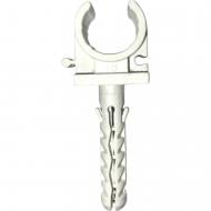 Кліпса для круглого кабелю UP! (Underprice) D 16 мм з ударним шурупом 50 шт. сірий