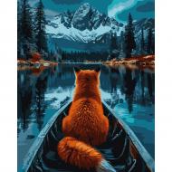 Картина за номерами Лисиця та гори 40x50 см Santi