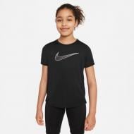 Футболка Nike G NK DF ONE SS TOP GX DD7639-010 р.L черный