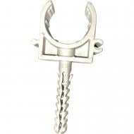 Кліпса для круглого кабелю UP! (Underprice) D 25 мм з ударним шурупом 25 шт. сірий