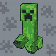 Картина за номерами Майнкрафт Кріпер полотно кольорове 25x25 см Santi