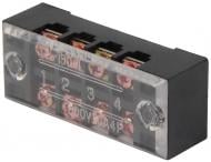 Колодка клеммная защищенная E.NEXT e.tc.protect.60.4 черный p056020