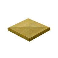 Крышка на столб четырехскатная (завод) 380x380x70 мм горчичный Золотий Мандарин (90119749) Крышка на столб четырехскатная (завод) 380x380x70 мм горчичный Золотий Мандарин (90119749)
