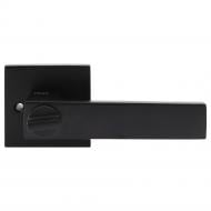 Ручка на розетці RDA ZN3201 ключ-фіксатор матовий чорний