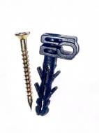 Обойма для труб UP! (Underprice) D 6x4 мм з ударним шурупом 100 шт. чорний