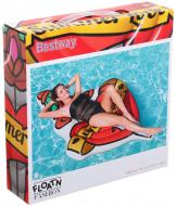 Матрас надувной Bestway 198х137 см Summer love tattoo красный