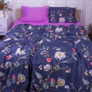 Комплект постельного белья Сатин 22-1356 Of wind flowers 2х143х210 см мультиколор MirSon